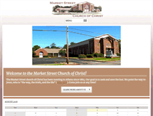Tablet Screenshot of marketstreet-church.com